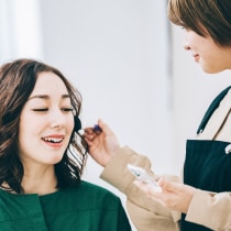 美容スタッフプロデュースによる写真撮影